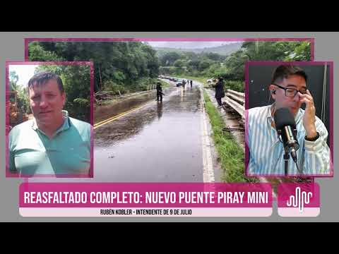 Misiones avanza con el reasfaltado de la ruta 17 y un nuevo puente sobre el arroyo Piray Miní