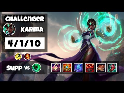 Karma vs Thresh NA Challenger SUPPORT (4/1/10) - v11.8