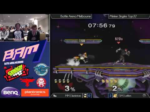 Bam 7 Melee Singles Winners R2 - TSM|Leffen vs Skeletom