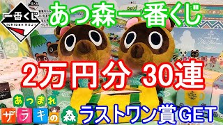 【あつ森一番くじ】ラストワン賞狙いで2万円分引いてみた！【Animal Crossing】