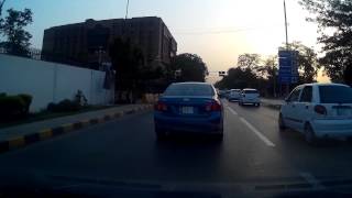 preview picture of video 'Driving In Pakistan 2 - Lahore  (23rd June 2014)'