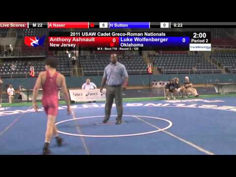 Cadet Greco 125 - Anthony Ashnault (NJ) vs. Luke Wolfenberger (OK)