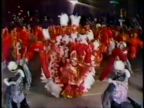 1985 Downtowners Fancy Brigade "Downtowners: On Fire" - 12th Place