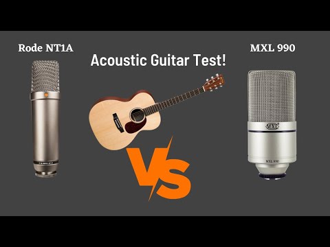 RODE NT1A VS MXL990 Acoustic Guitar Mic Test!