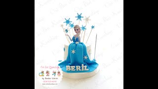 Elsa Cake Tutorial / Elsa Pasta Yapımı