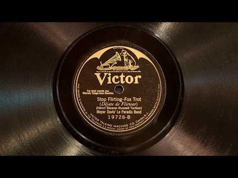 Stop Flirting • Meyer Davis' Le Paradis Band (Victrola Credenza)