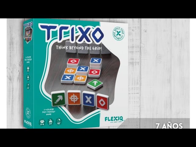 Vídeo relacionado con FlexiQ FXG501 - Trixo, Juego Familiar de Mesa de Estrategia. Más 7 años