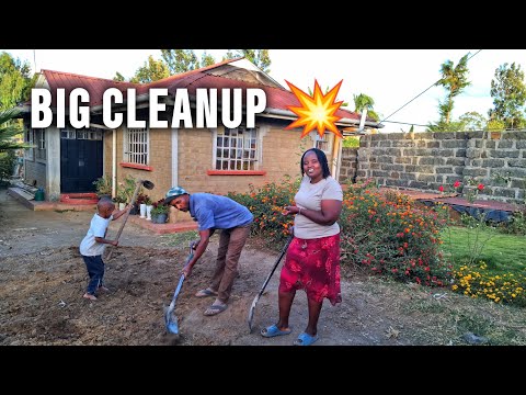 Big Cleanup at Our Dream Home 🏡 | Cleaning After Building & Organic Cassava Dinner 🌿🔥