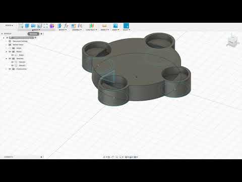 Fusion 360 - 11 - Offset Planes 1, Revolve, Circular Pattern with Features - SE21