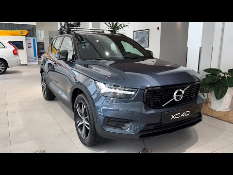 2022 Volvo XC40 R-Design Denim Blue Color 5-Seater Luxury SUV | Exterior and Interior Walkaround