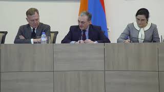 Zohrab Mnatsakanyan received the European Union Ambassadors and Special Envoys for Eastern Partnership