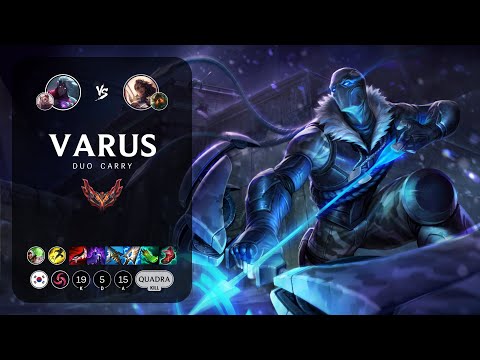 Varus ADC vs Samira - KR Grandmaster Patch 13.16