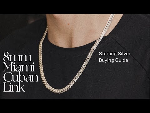 8mm Silver Cuban Link Chain Review