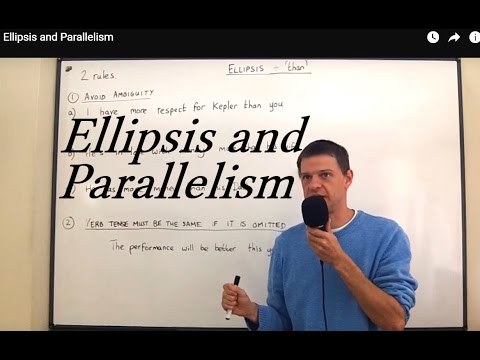 Ellipsis and Parallelism