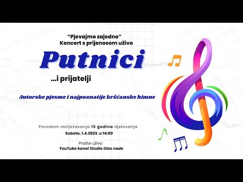 VIS Putnici & prijatelji - "Pjevajmo zajedno" [koncert s prijenosom uživo]