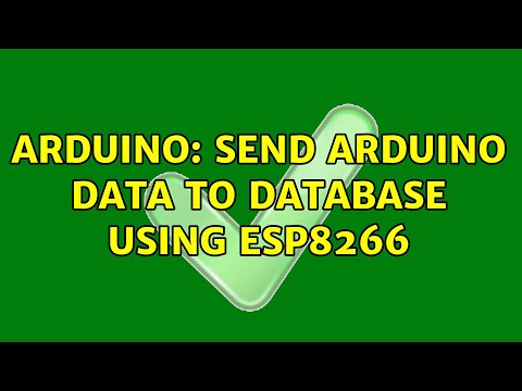 Arduino: Send Arduino data to Database using ESP8266
