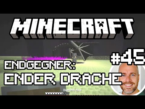 EPIC Ender Dragon Fight in MineCraft- GAME OVER!