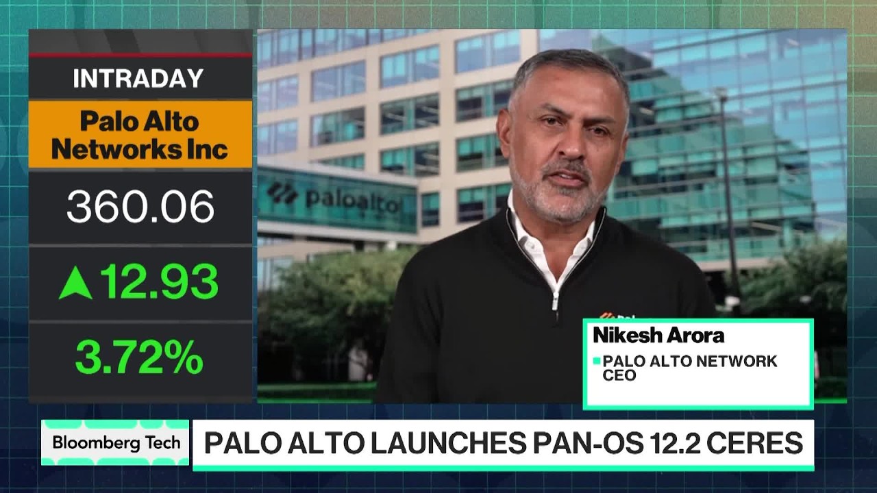 How Palo Alto Wants AI to Patch Cyber Threats in Hours - Bloomberg Technology