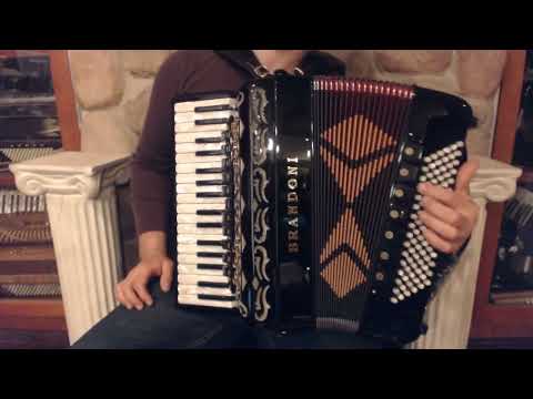 BRAN68CINFIBK - Black Brandoni 68C Classic Piano Accordion LMMM 34 96 $4999