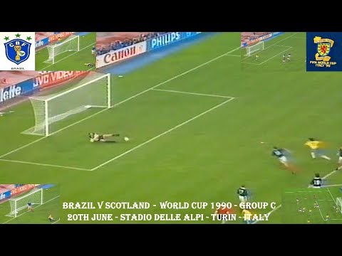 BRAZIL V SCOTLAND – WORLD CUP 1990 – GROUP C – 20TH JUNE – STADIO DELLE ALPI – TURIN – ITALY