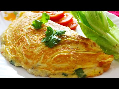 Cheese Omelette | Healthy Egg Omelette - Breakfast Recipe | Kanak's Kitchen