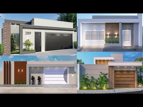 20 IDEIAS DE FACHADAS DE CASAS COM MURO 2025 | Modelos de Fachada de casa com muro | Casas Modernas