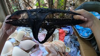 Arrange Girl’s Clothes Someone Left In The Storehouse 🫧 誰かが倉庫に捨てた婦人服を整理する🫧