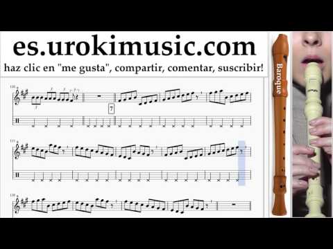 Como Tocar Flauta dulce B. Major Lazer, Justin Bieber - Cold Water Parte#1 Clases Notas Musicales