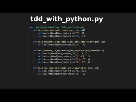 Python - TDD - Kata String Calculator