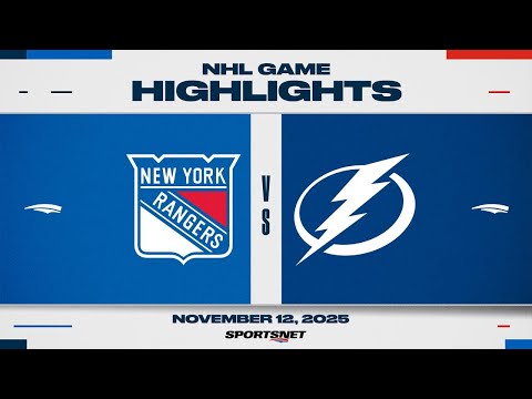 NHL Highlights | Rangers vs. Lightning - November 12, 2025