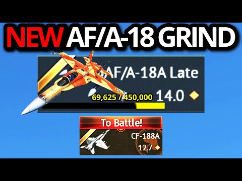 THE GRIND FOR NEW TOPTIER F-18 USING THE CF-188A EXPERIENCE (it was actually fun?!)