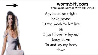 Celine Dion - Breakaway [LYRICS]