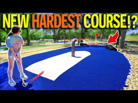 The WORLD'S HARDEST Mini Golf Putting Course! - CRAZY Tough!