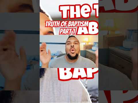 There Is Only ONE BAPTISM That Matters #truth #biblestudy