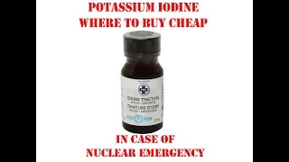 Potassium Iodine Where To Buy Cheap In Case Of Nuclear Emergency - Survival Central