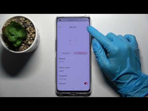 How to Set Up Alarm Clock on OPPO Reno 6 Pro 5G - Open Alarm Clock