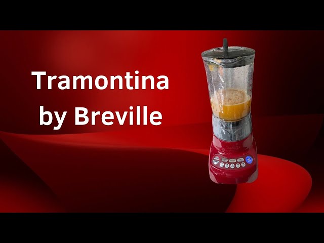 Imagem do vídeo da avaliação Liquidificador Smart Gourmet 127V, Tramontina, Vermelho