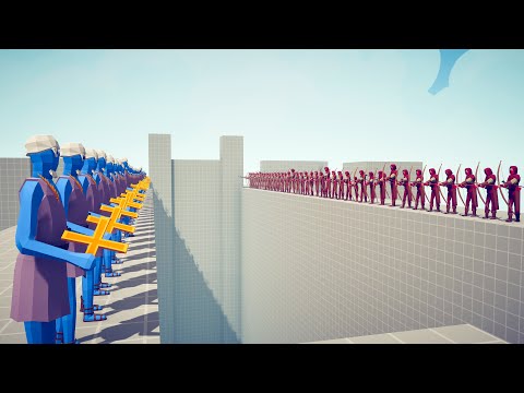 50x MATHEMATICIAN vs 50x EVERY RANGED UNITS - Totally Accurate Battle Simulator TABS
