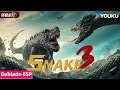 Spanish DUB Snake 3 Pangu King Snake Vs Tyrannical Bone Dragon YOUKU MONSTER MOVIE