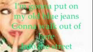 Hannah Montana: Old Blue Jeans (Lyrics)