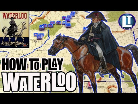 WATERLOO Avalon Hill Board Game / HOW TO PLAY / Rules TUTORIAL
