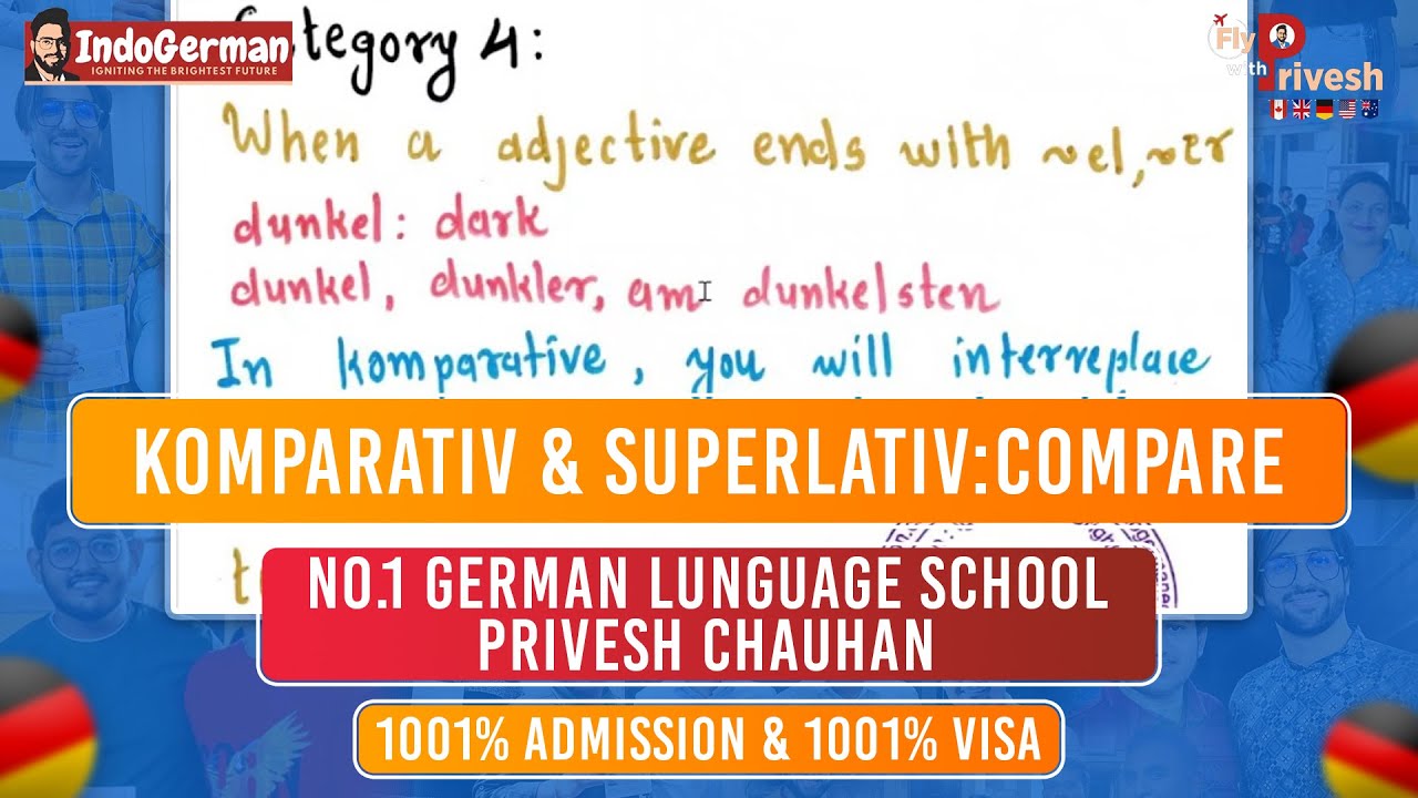 komparativ &  superlativ:Compare