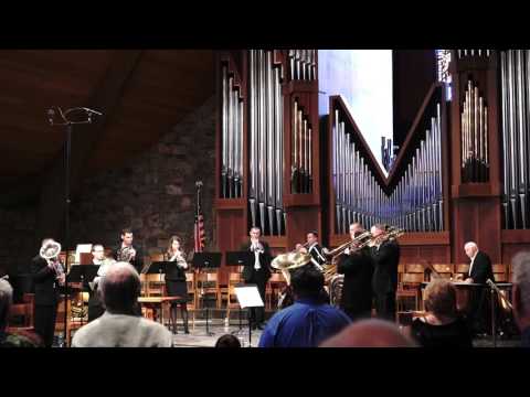 Barclay's Big Brass plays the Star Spangled Banner