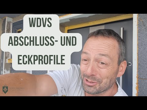 WDVS - Abschluss- und Eckschutzprofile mit Gewebe einbauen