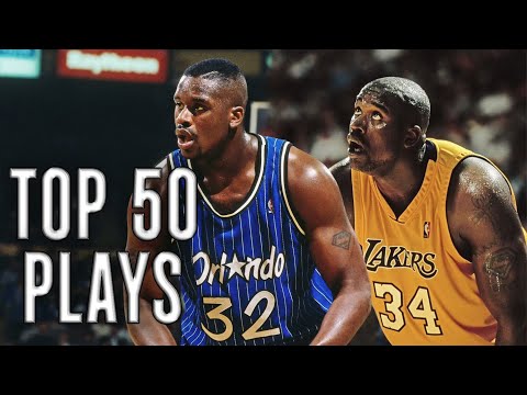 Shaquille O'Neal TOP 50 CAREER PLAYS