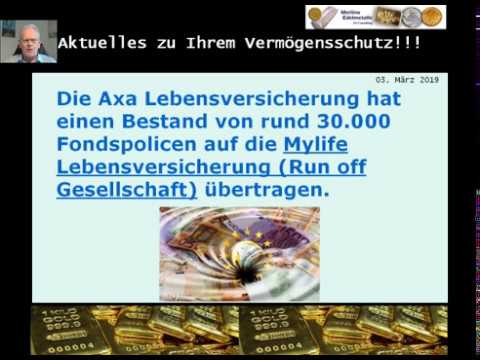 AXA verhökert Kundenbestände an Run-off Gesellschaft!