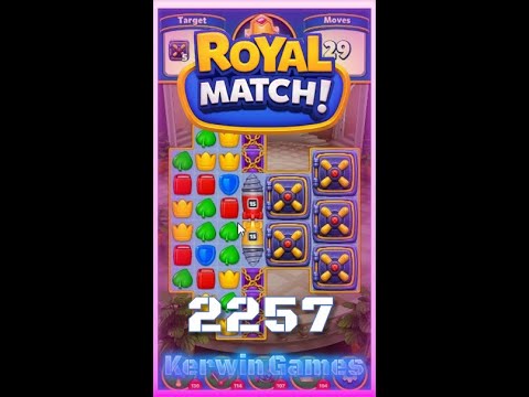 Royal Match Level 2257 - No Boosters Gameplay