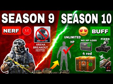 Arena Breakout Season 10 Test Server – All Buffs, Nerfs & Hidden Changes!