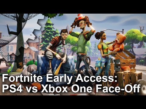 Fortnite Early Access: PS4/ Pro vs Xbox One Graphics Comparison + Frame-Rate Test