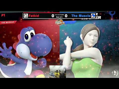 Tri City Tumble 10: The Muscle (Yoshi) vs Fatkid (Wii Fit Trainer) Losers Top 8 Qualifier